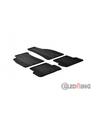 Original Gledring Passform Fußmatten Gummimatten 4 Tlg.+Fixing - Seat Exeo 2009->